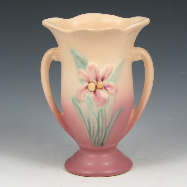 Appraisal: Hull Iris - Vase - Mint Iris vase in pink