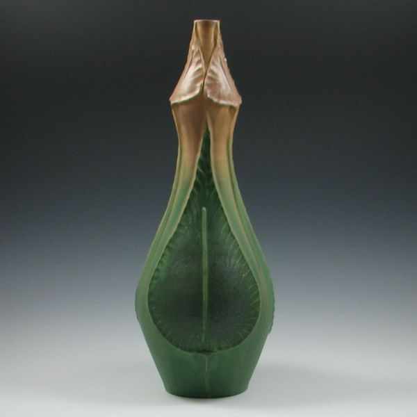 Appraisal: Door Vase by Scott Draves titled ''Tall Leaves Battle in