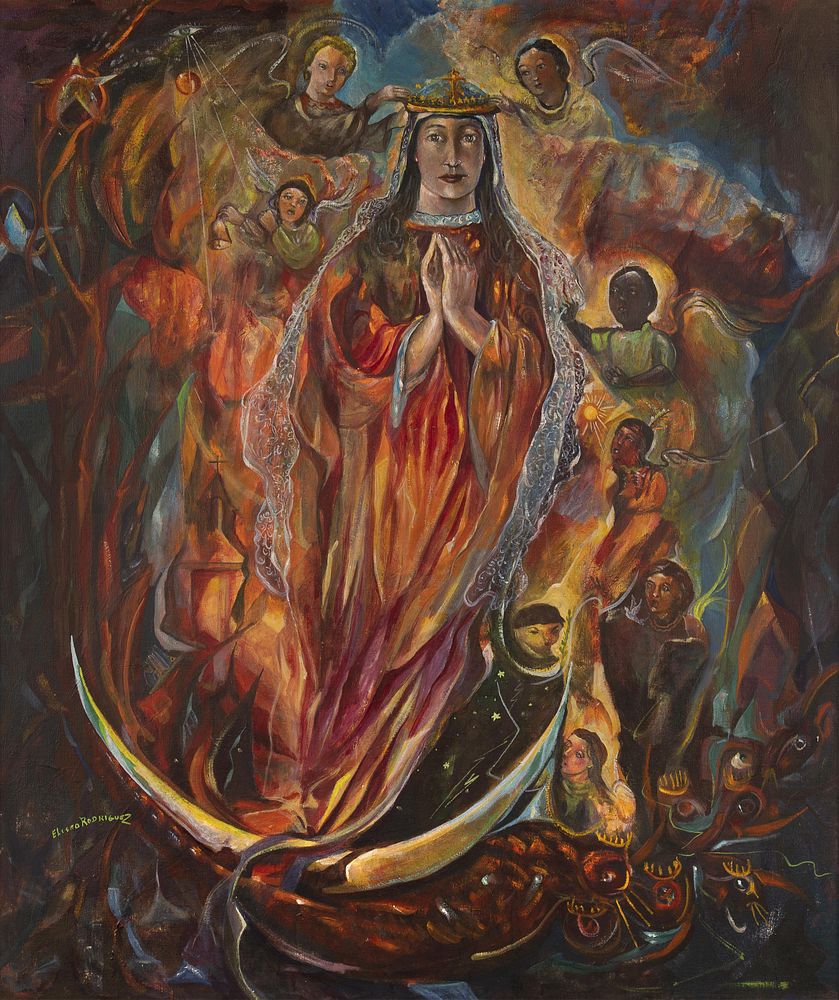 Appraisal: Eliseo Rodriguez La Virgen Apocalypse Eliseo Rodriguez - La Virgen