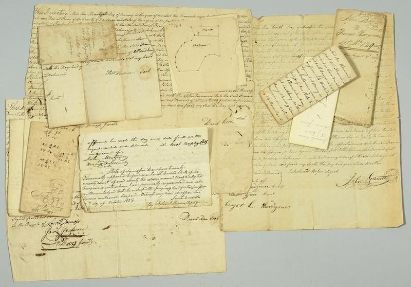 Appraisal: Group of assorted TN land indentures Group of assorted early