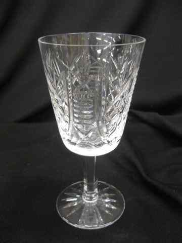 Appraisal: Waterford Cut Crystal Wine Goblets '' tall signed excellent