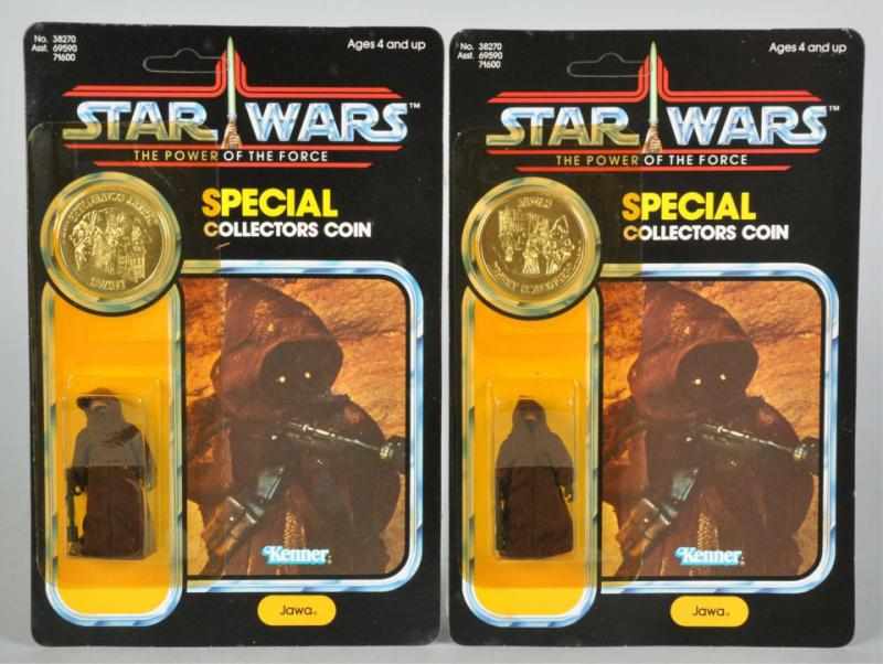 Appraisal: Lot of Star Wars POF Jawa Carded Figures Condition C