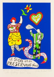 Appraisal: NIKI DE SAINT PHALLE French NIKI DE SAINT PHALLE French