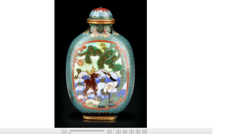 Appraisal: Chinese cloisonne enamel snuff bottle th century