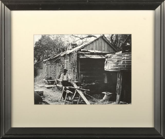 Appraisal: Louisiana School ca pair of silver gelatin prints printed ca