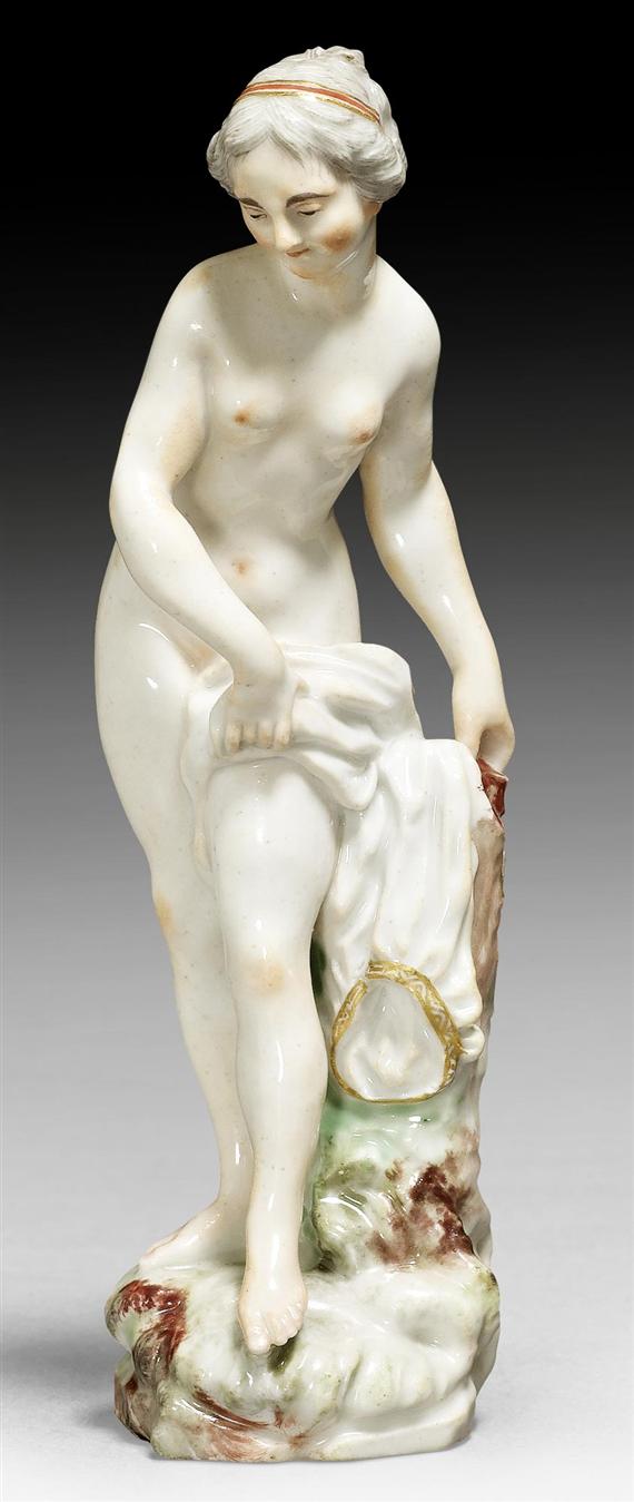 Appraisal: VENUS AFTER A BATH LUDWIGSBURG MODEL JOSEPH NEES CIRCA -