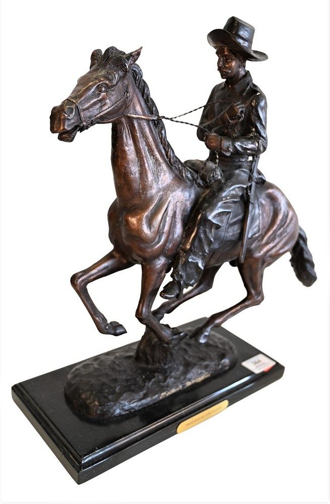 Appraisal: After Frederic Remington American - Trooper of the Plains bronze