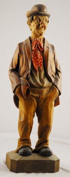 Appraisal: Wooden Carved Whistler Hobo Man Description Working Condition Excellent Size