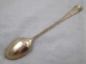 Appraisal: A Victorian silver Old English bead serving spoon by George