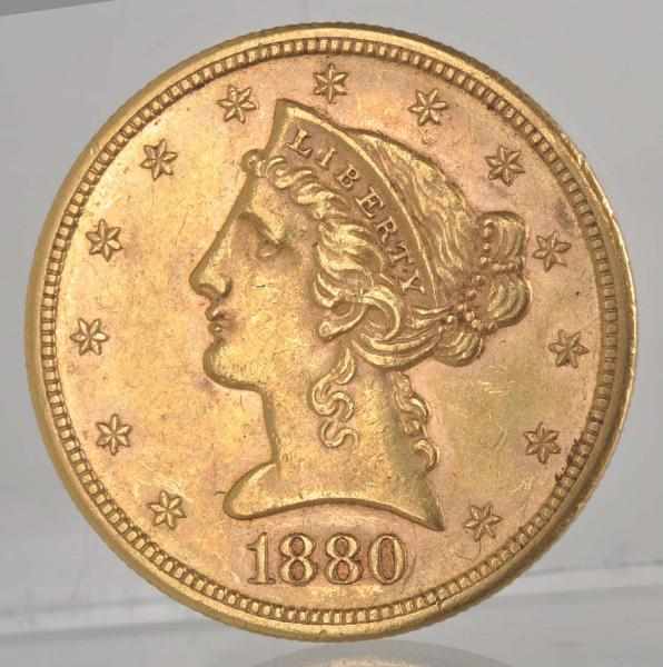 Appraisal: S Coronet Half-Eagle Gold Coin Description AU