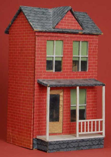 Appraisal: Handmade Hagerstown House America ca A small handmade box-back house