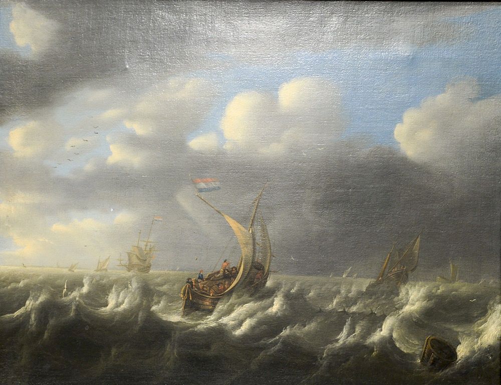 Appraisal: Seascape oil on canvas early th century copy of th