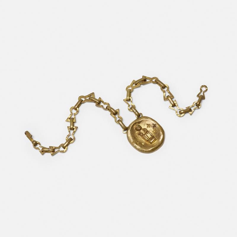 Appraisal: Line Vautrin Sainte Foy necklace Line Vautrin Sainte Foy necklace