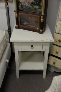 Appraisal: Three piece lot including painted chest and pair of painted