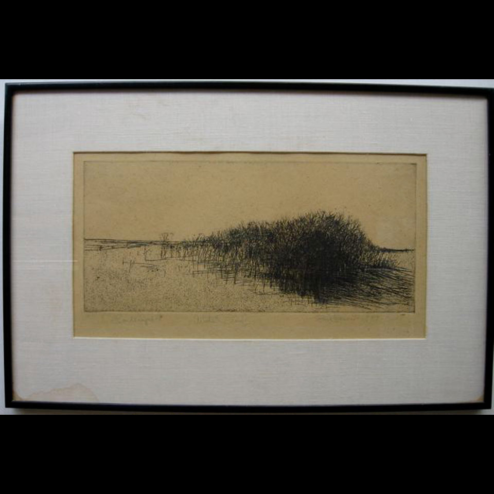 Appraisal: LANDSCAPE PAUL FOURNIER - CANADIAN ETCHING - ARTIST PROOF DATED