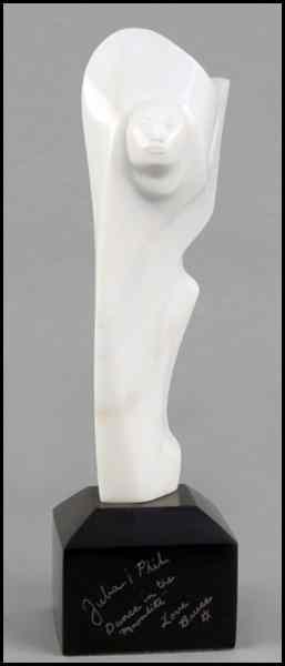 Appraisal: BRUCE LAFOUNTAIN AMERICAN BORN DANCE IN THE MOONLITE Carved marble