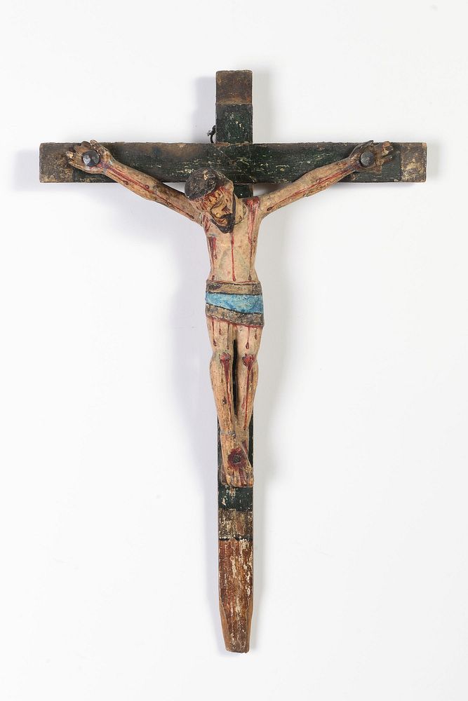 Appraisal: Jos Rafael Arag n Cristo Crucificado Attributed to Jos Rafael