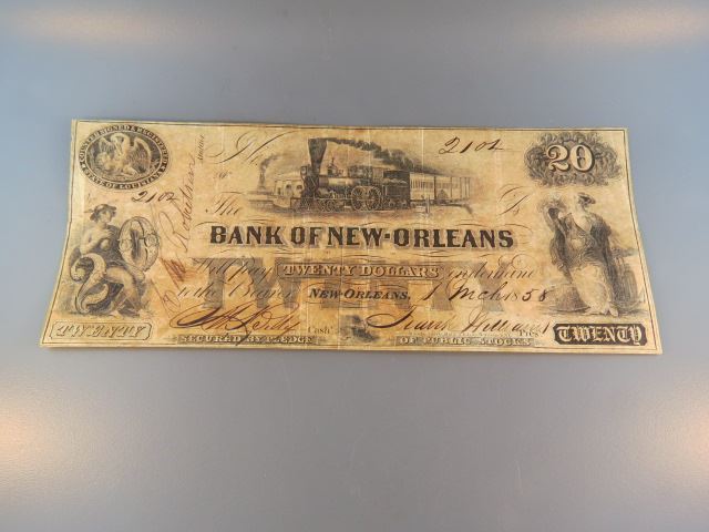 Appraisal: New Orleans Note locomotive scene