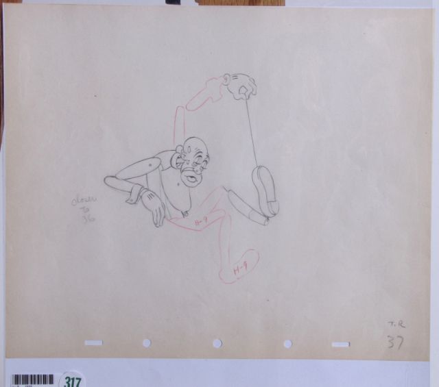 Appraisal: Disney Broken Toys original production drawing Walt Disney Studios depicting