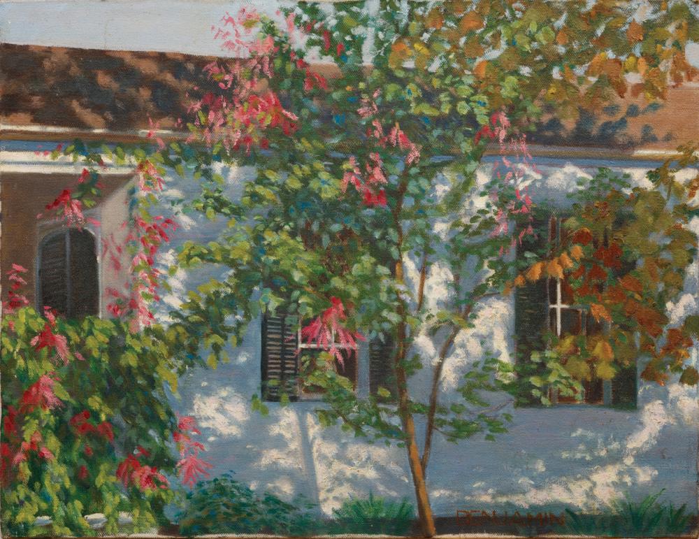 Appraisal: Tony Benjamin American Louisiana th c Pink Crepe Myrtle Tree