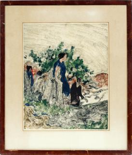 Appraisal: ROSS E MOFFET MONOPRINT ROSS E MOFFET AMERICAN - MONOPRINT