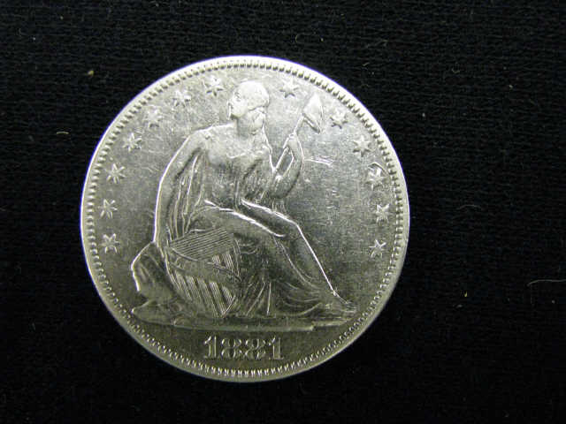 Appraisal: Seated Liberty Half Dollar XF scarcer date