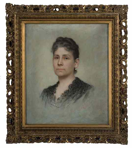 Appraisal: Portrait by Cincinnati Artist Joseph Henry Sharp Joseh Henry Sharp