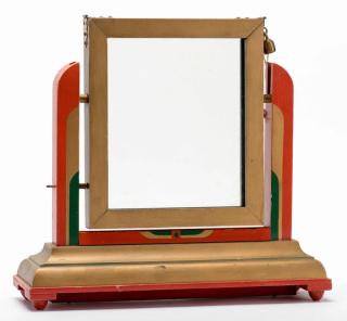 Appraisal: Television Card Frame American ca Handsome wooden frame in a