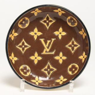 Appraisal: Rare Vintage Louis Vuitton Longwy Ceramic Dish Vintage s manufactured