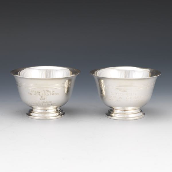 Appraisal: PAIR OF FRANK W SMITH PAUL REVERE BOWLS x Pair