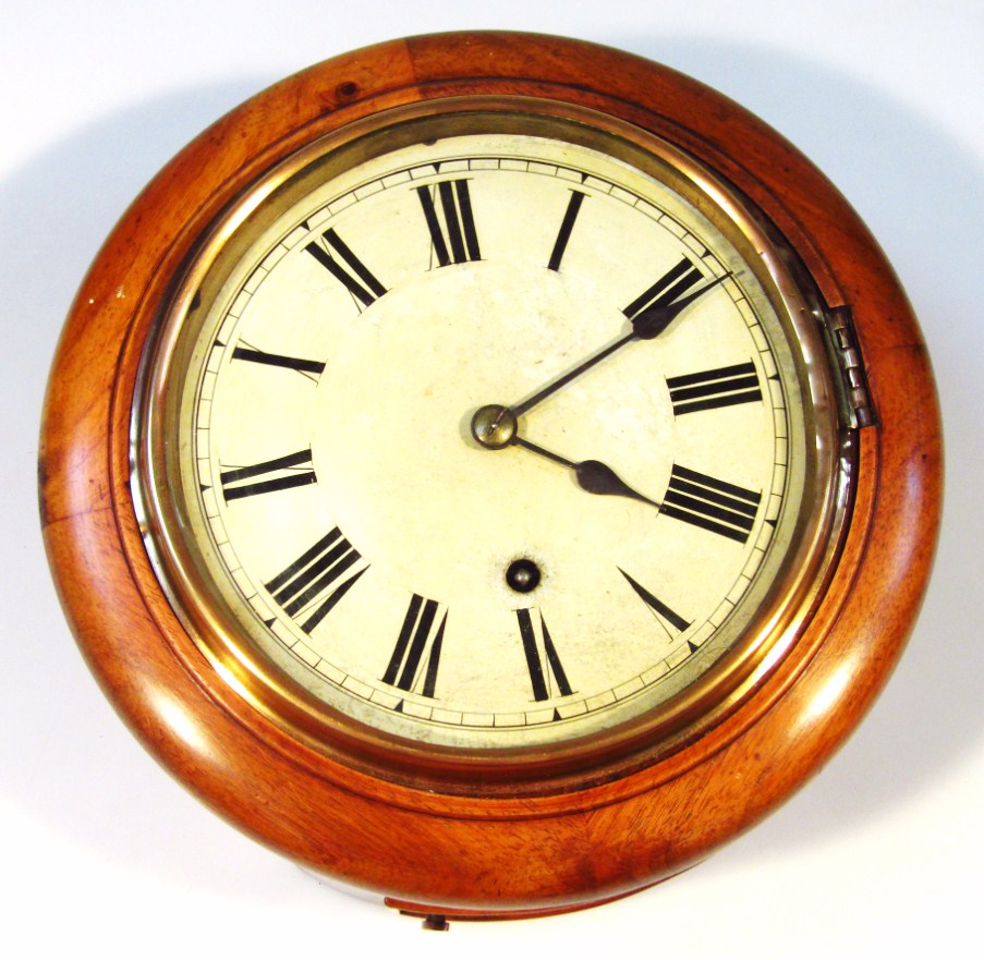 Appraisal: A late thC wall clock of small proportion the cm