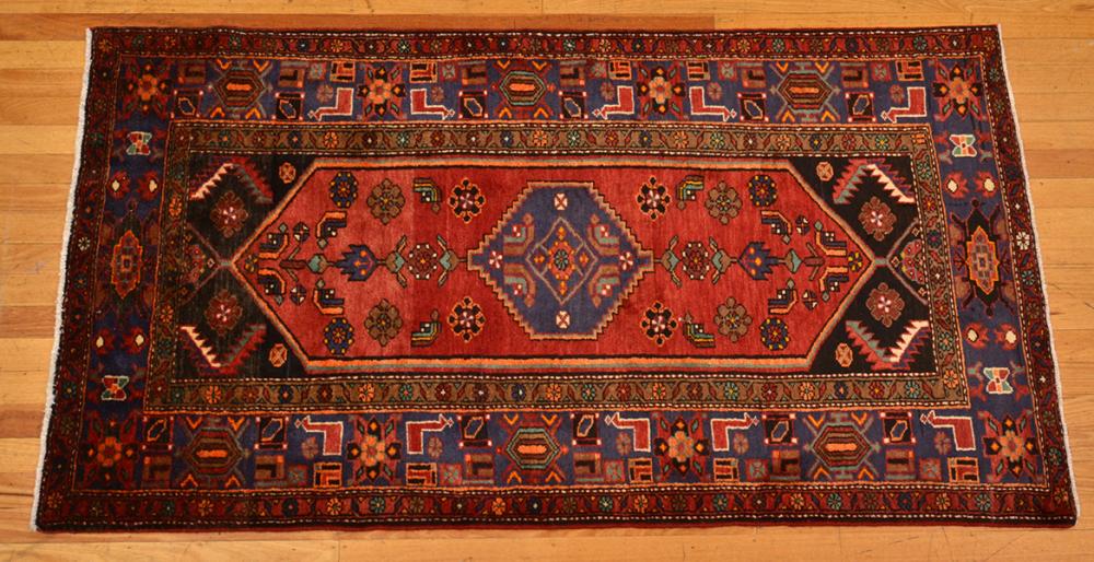 Appraisal: KHAMSEH Village weave from the Hamadan region of Iran Tribal