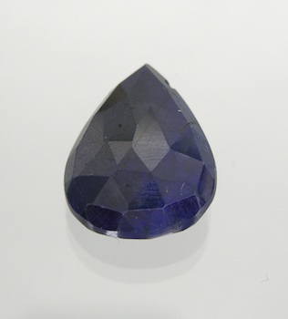 Appraisal: A Carat Indian Purple Sapphire A faceted pear shape sapphire