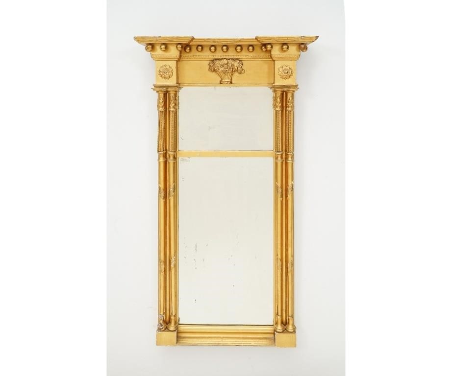 Appraisal: Classical gilt mirror early th c h x w x