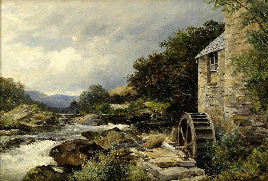 Appraisal: DAVID BATES - THE MILL ON THE LLUGWY CAPEL CURIG