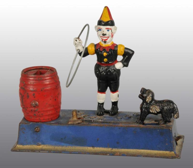 Appraisal: Cast Iron Trick Dog Mechanical Bank Description Manufactured by Hubley