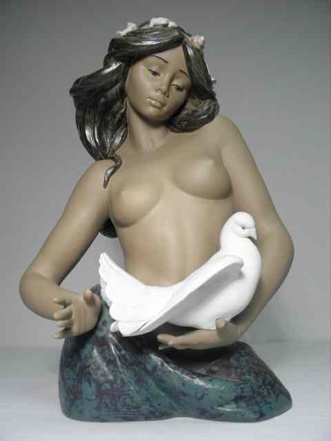 Appraisal: Lladro Spanish porcelain sculpture Titled ''A Tribute to Peace'' Marked