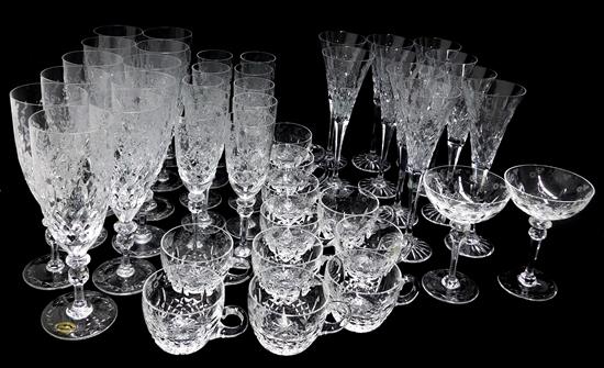 Appraisal: Rogaska 'Gallia' pattern stemware approximately forty-four pieces th Century Yugoslavian