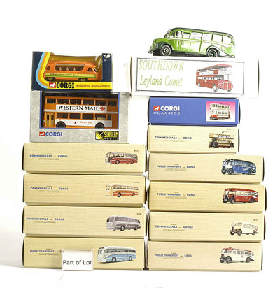 Appraisal: Corgi group of Buses - including Corgi Classics Birmingham Yelloways