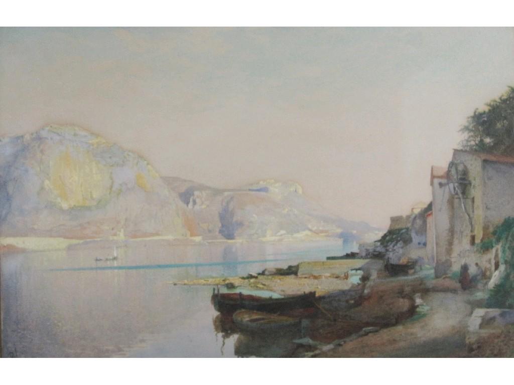 Appraisal: POWNOLL TOKER WILLIAMS Exh - At an Italian Lakesidesigned with