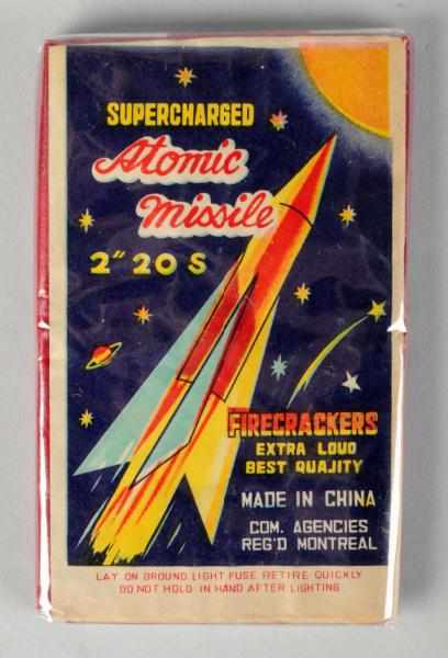 Appraisal: Atomic Missile -Pack Firecrackers Class Com Agencies Reg'd Montreat Condition