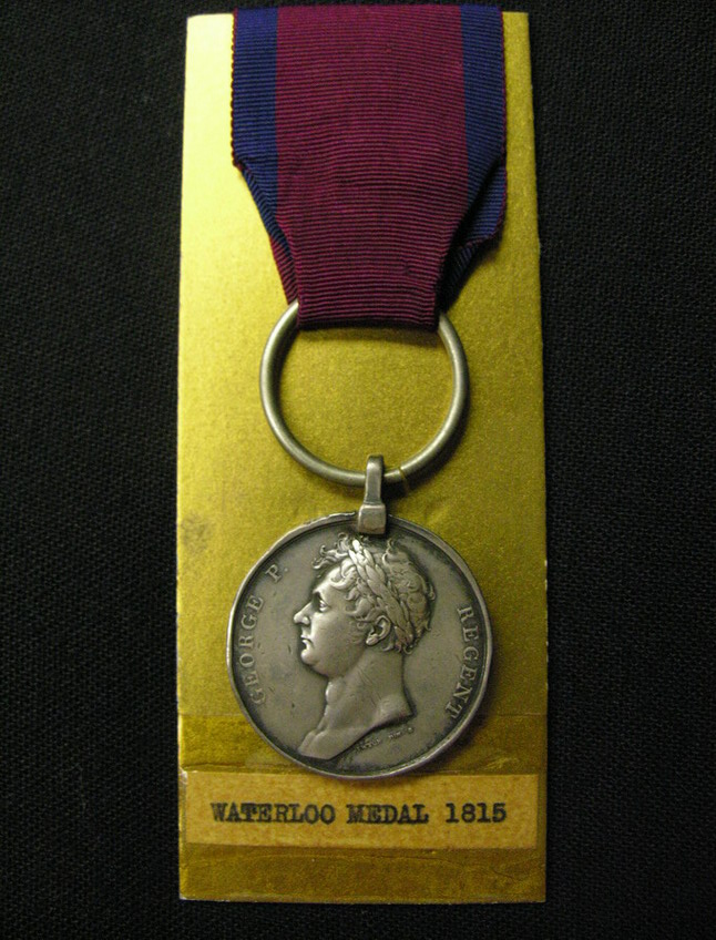 Appraisal: BRITISH MILITARY WATERLOO MEDAL Awarded to John Dunpay th Regiment