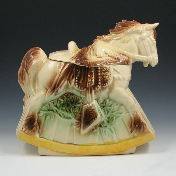 Appraisal: McCoy Rocking Horse Cookie Jar McCoy Rocking Horse lidded cookie