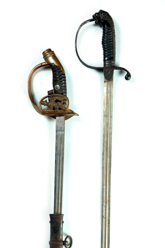 Appraisal: A TWO SWORDS European late th-early th century Dress swords