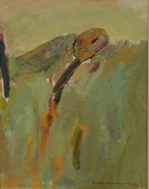 Appraisal: David Moore - Seed gouache signed 'Moore' lower right x