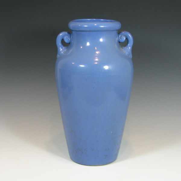 Appraisal: Robinson Ransbottom floor vase in light blue semi-gloss Marked -