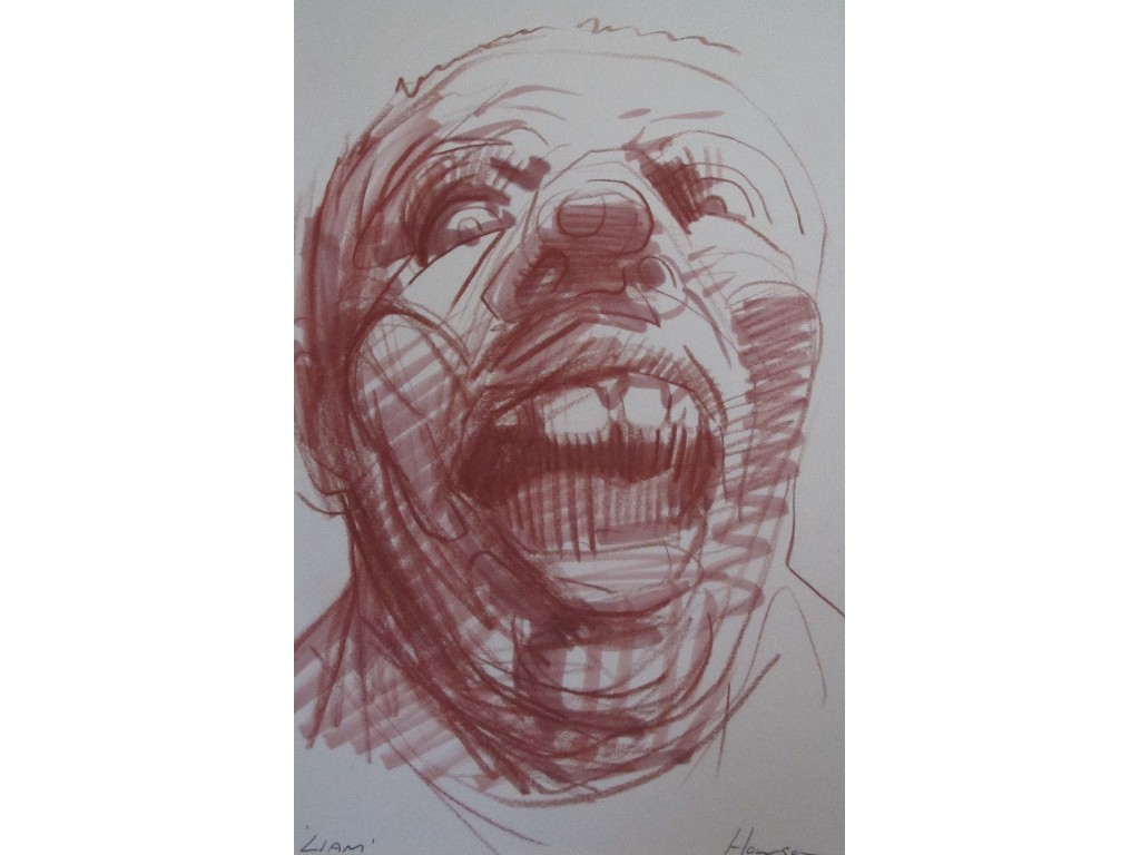 Appraisal: PETER HOWSON OBE b LIAM Lithograph signed and entitled x