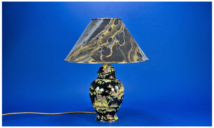 Appraisal: Chinese Style Small Table Lamp measuring inches in height