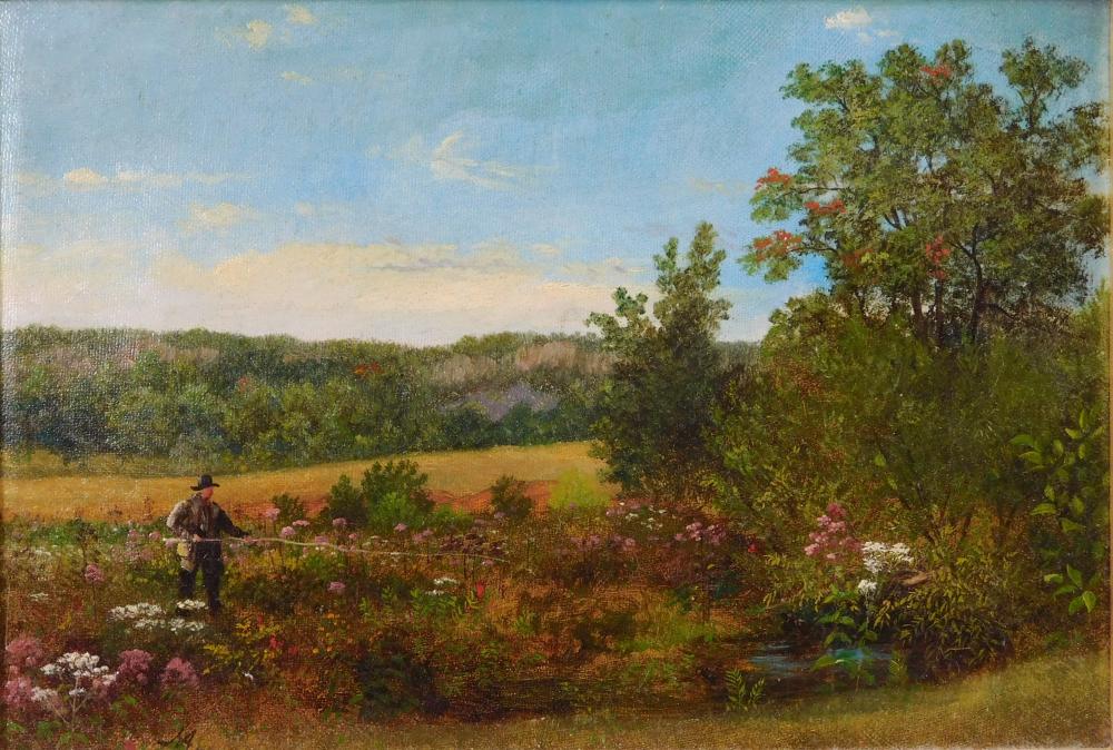 Appraisal: Nelson Augustus Moore Connecticut - oil on canvas signed lower