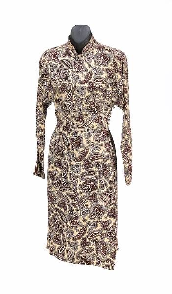 Appraisal: A Veronica Lake dress worn in publicity stills s Made